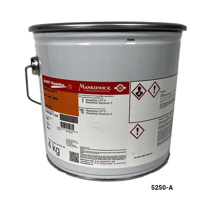 Mankiewicz paint can with label on a white background
