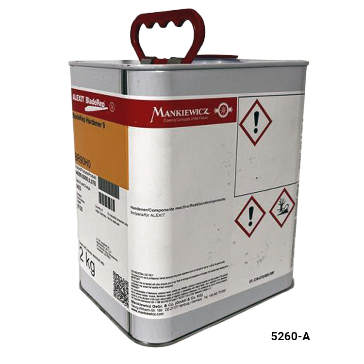 Mankiewicz chemical container with warning labels on a white background