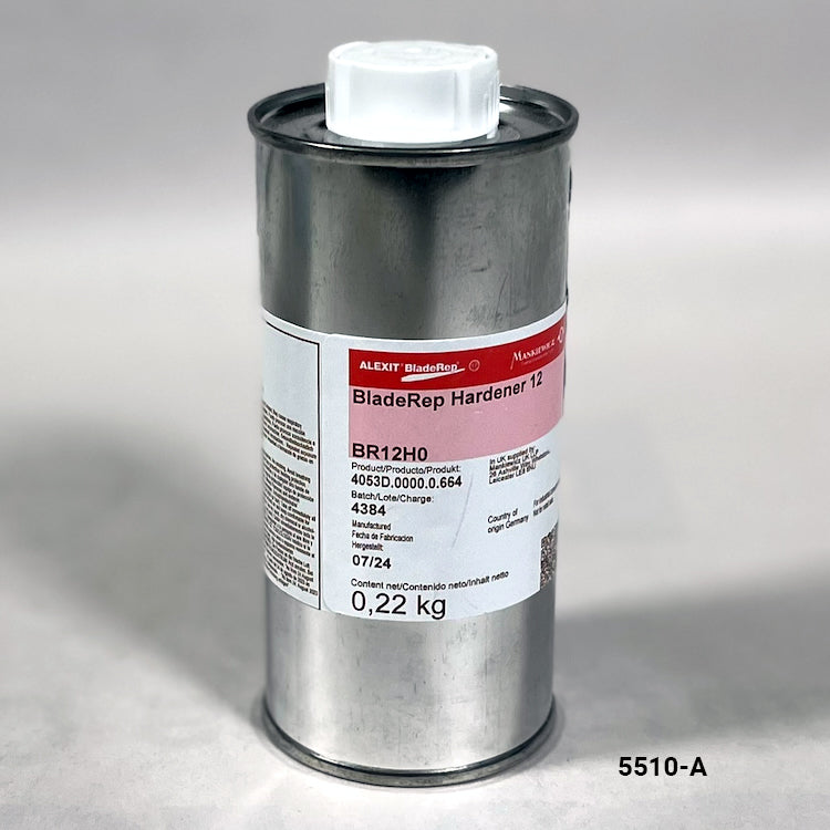 Metal can with a label on a gray background