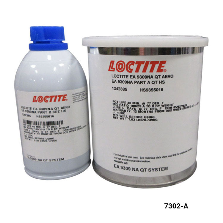 Two containers of LOCTITE adhesive on a white background
