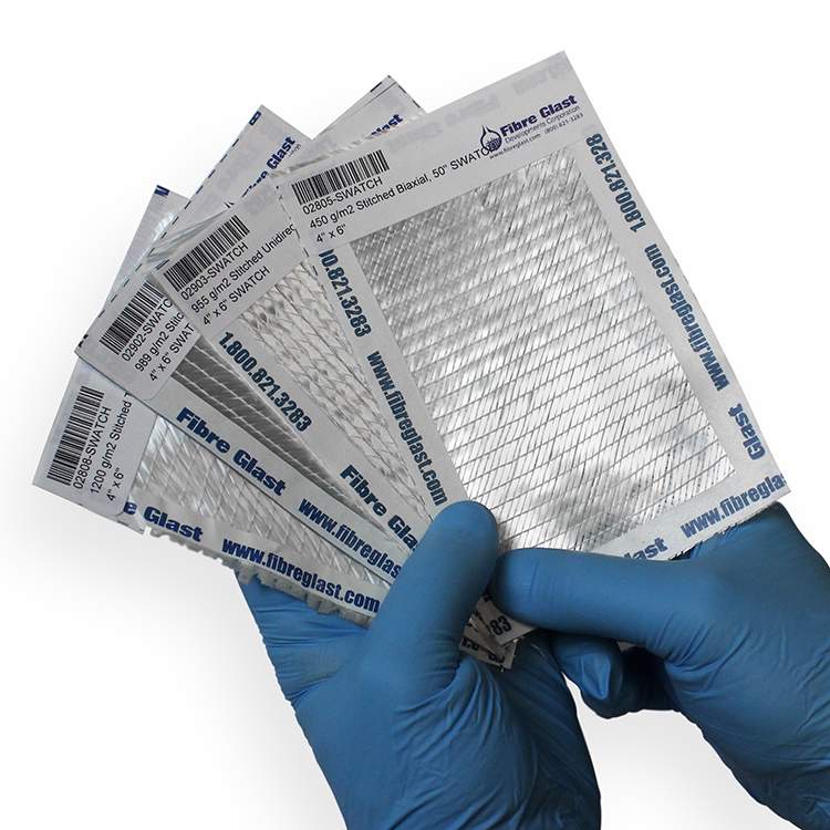 Stitched Fiberglass Sample Pack in stock same day ship | Fibre Glast