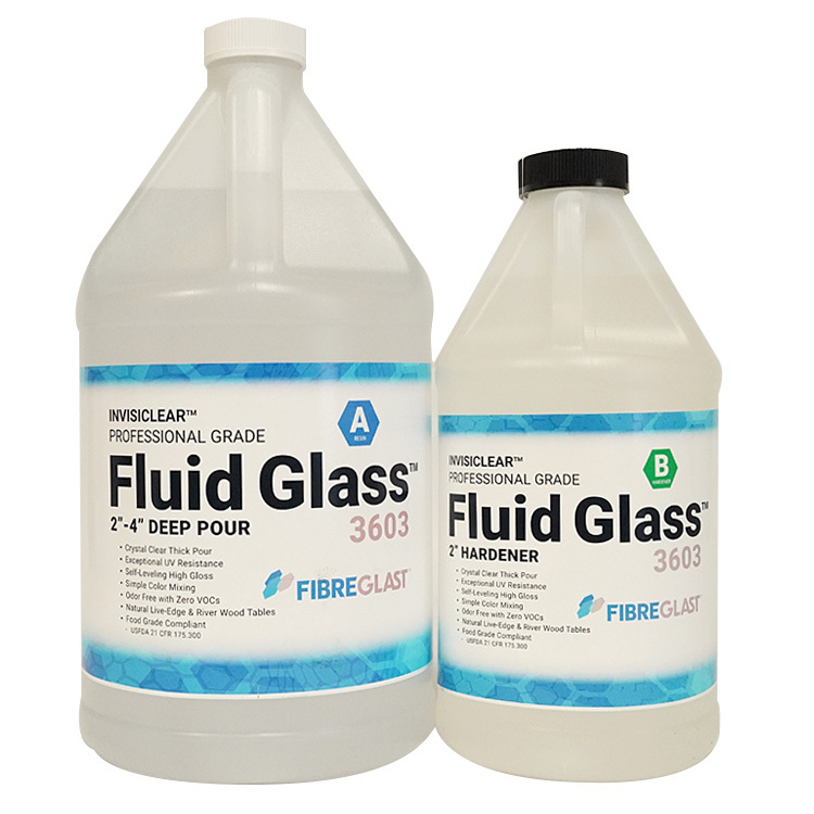 Fluid Glass 2 - 4 Deep Pour Epoxy Kit